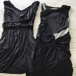 Rachel Roy black jersey knit dresses! 2 for less